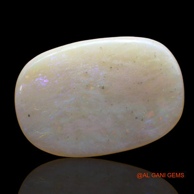 Natural Fire Opal Gemstone 5.00 Cts Loose Oval Cabochon From Australia 19x13x2 mm AB-823