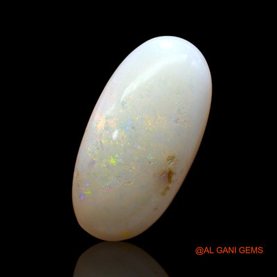 Natural Untreated Fire Opal Loose Gemstone Oval Cabochon From Australia 6.00 Cts 21x10x4 mm AB-824