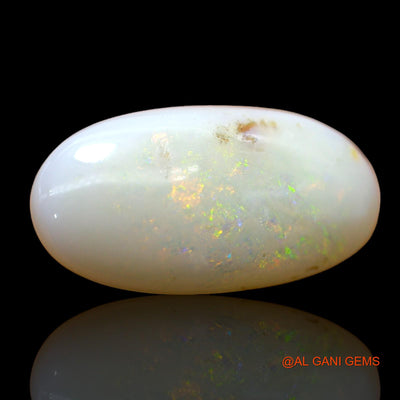 Natural Untreated Fire Opal Loose Gemstone Oval Cabochon From Australia 6.00 Cts 21x10x4 mm AB-824