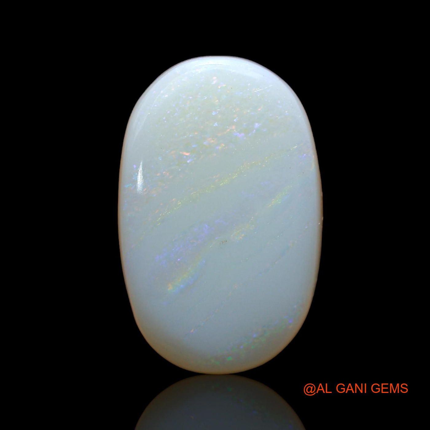 10.00 Cts Natural Australian Fire Opal Loose Gemstone Oval Cabochon 18x12x6 mm AB-826