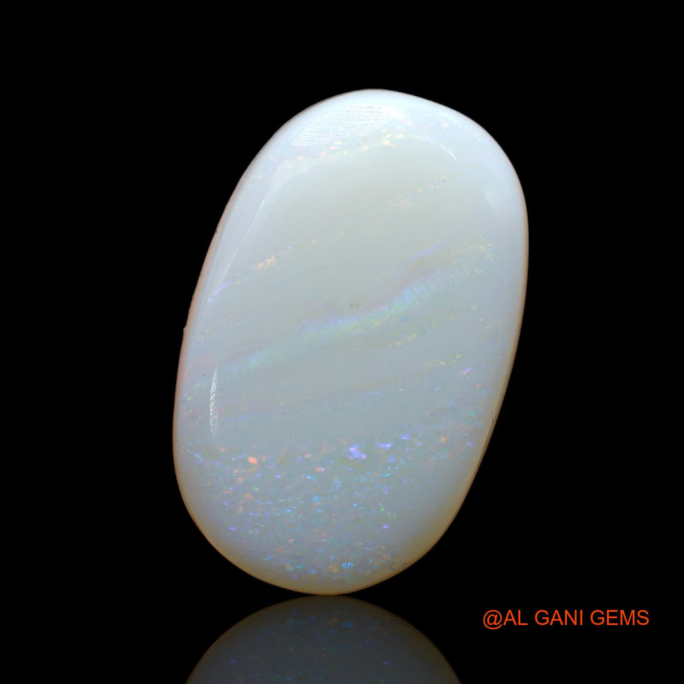 10.00 Cts Natural Australian Fire Opal Loose Gemstone Oval Cabochon 18x12x6 mm AB-826