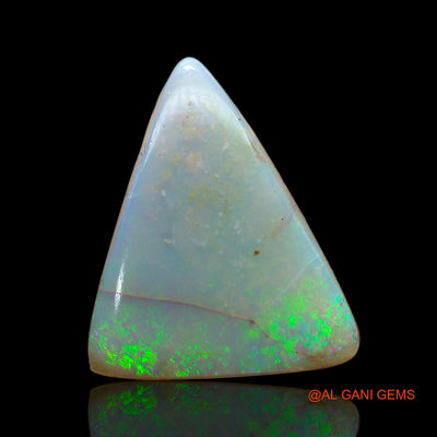 6.00 Cts Natural Australian Fire Opal Loose Gemstone Trillion Cabochon 17x14x4 mm AB-827