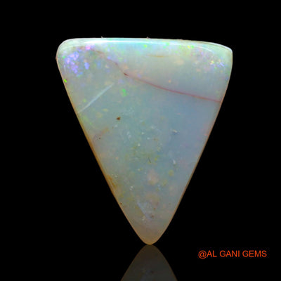 6.00 Cts Natural Australian Fire Opal Loose Gemstone Trillion Cabochon 17x14x4 mm AB-827