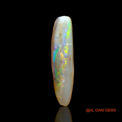 6.00 Cts Natural Australian Fire Opal Loose Gemstone Trillion Cabochon 17x14x4 mm AB-827