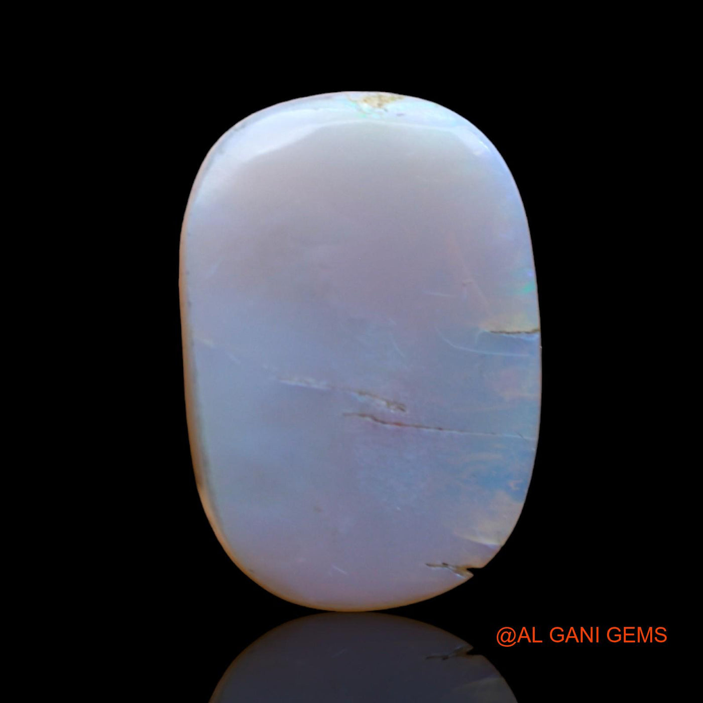 5.00 Cts Natural Australian Fire Opal Loose Gemstone Oval Cabochon 17x12x3 mm AB-828