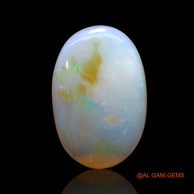 5.00 Cts Unheated Australian Fire Opal Loose Gemstone Oval Cabochon Natural 18x12x3 mm AB-829