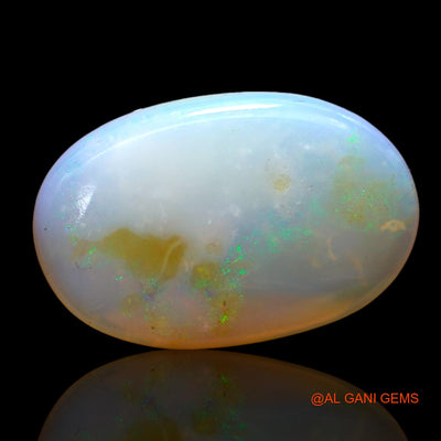 5.00 Cts Unheated Australian Fire Opal Loose Gemstone Oval Cabochon Natural 18x12x3 mm AB-829
