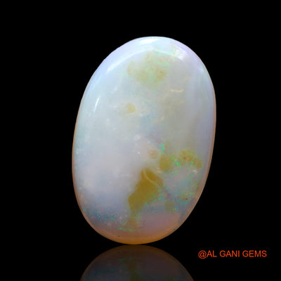 5.00 Cts Unheated Australian Fire Opal Loose Gemstone Oval Cabochon Natural 18x12x3 mm AB-829
