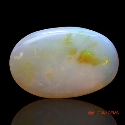 5.00 Cts Unheated Australian Fire Opal Loose Gemstone Oval Cabochon Natural 18x12x3 mm AB-829