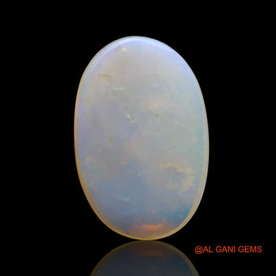 5.00 Cts Unheated Australian Fire Opal Loose Gemstone Oval Cabochon Natural 18x12x3 mm AB-829