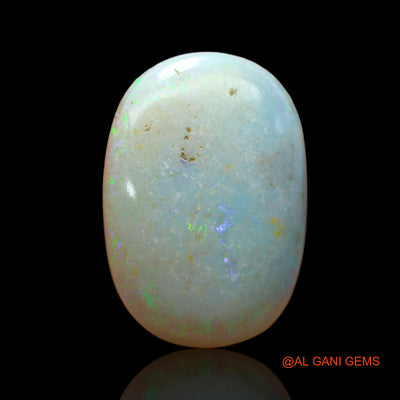 Natural Fire Opal Gemstone 5.00 Cts Loose Oval Cabochon From Australia 17x12x3 mm AB-830