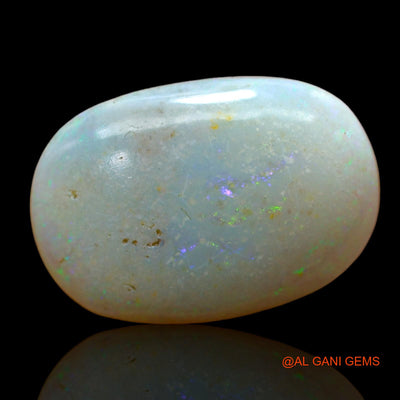 Natural Fire Opal Gemstone 5.00 Cts Loose Oval Cabochon From Australia 17x12x3 mm AB-830