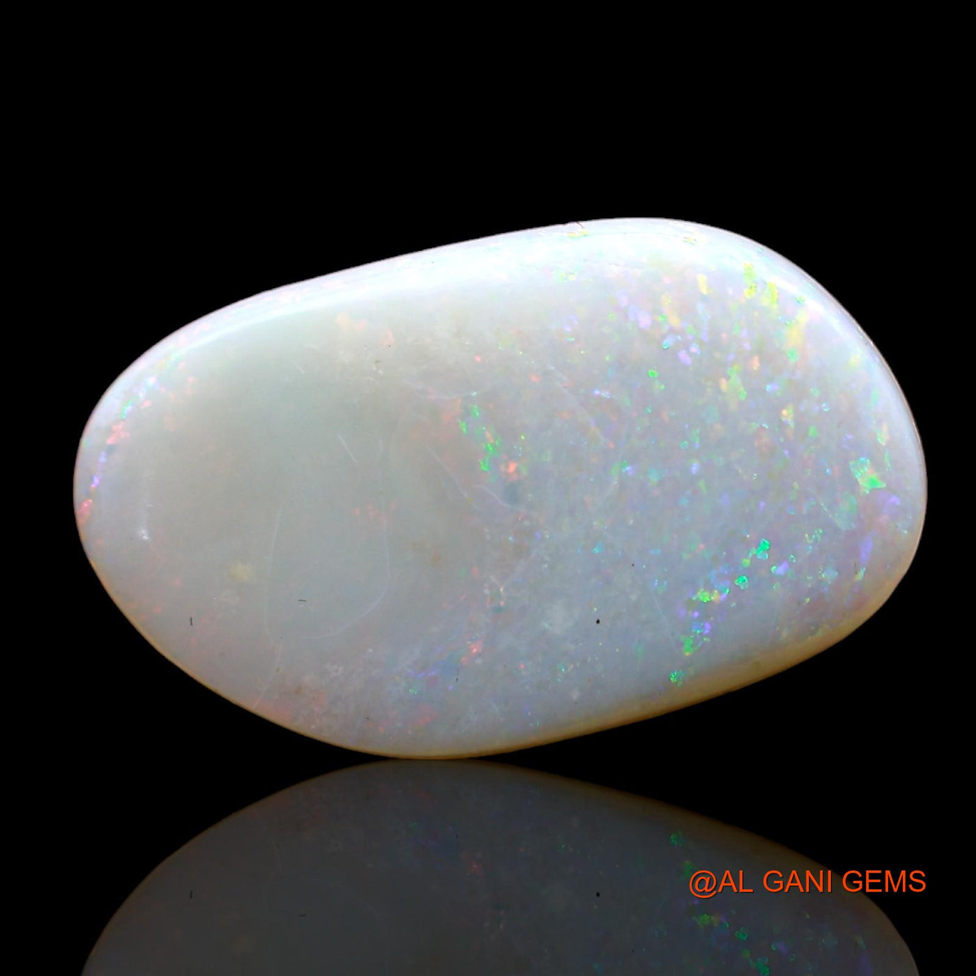 Natural Untreated Fire Opal Loose Gemstone Fancy Cabochon From Australia 5.00 Cts 18x11x4 mm AB-833