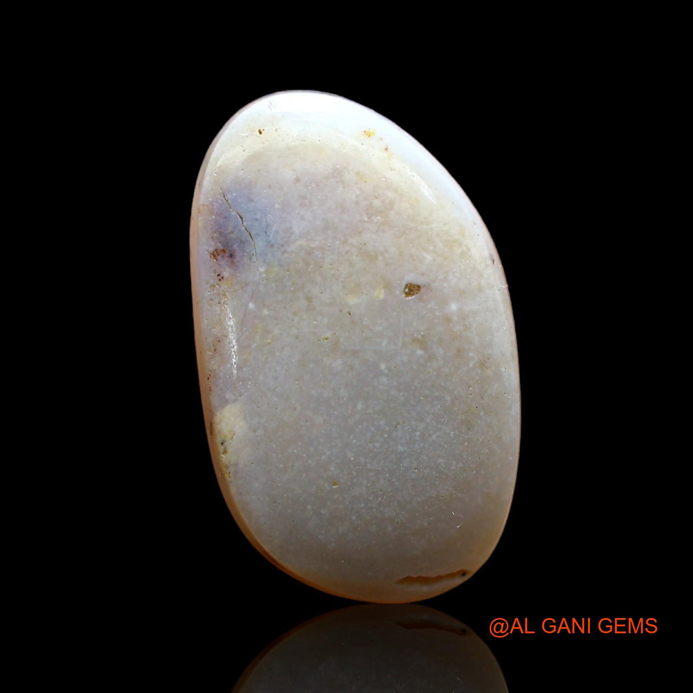Natural Untreated Fire Opal Loose Gemstone Fancy Cabochon From Australia 5.00 Cts 18x11x4 mm AB-833