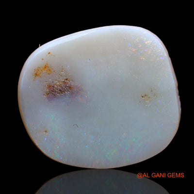 Natural Untreated Fire Opal Loose Gemstone Fancy Cabochon From Australia 3.00 Cts 15x13x2 mm AB-836