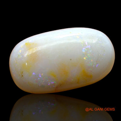 6.00 Cts Unheated Australian Fire Opal Loose Gemstone Oval Cabochon Natural 18x10x4 mm AB-837