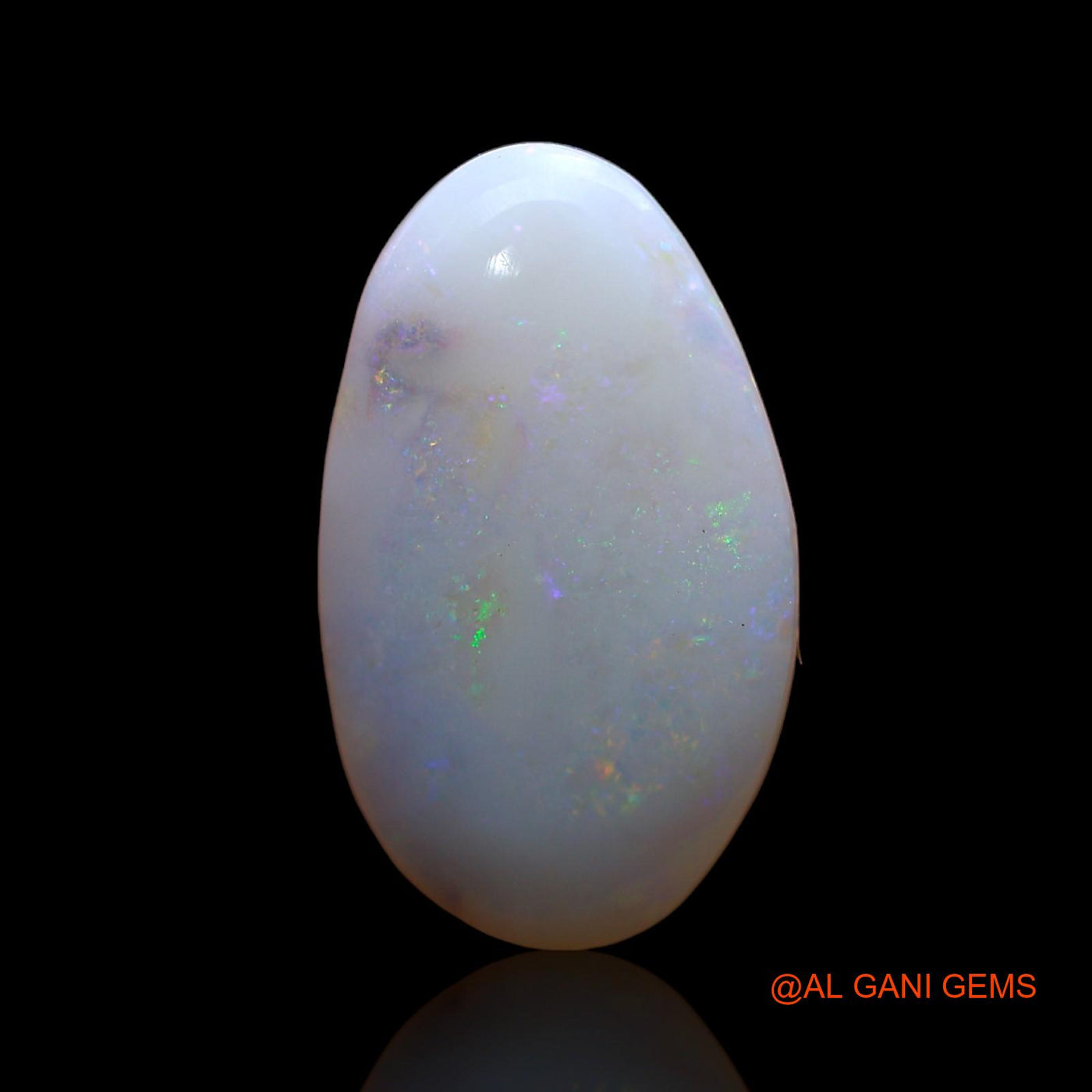 4.00 Cts Natural Australian Fire Opal Loose Gemstone Oval Cabochon 19x11x3 mm AB-838