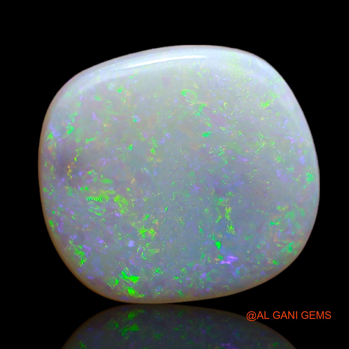 5.00 Cts Natural Australian Fire Opal Loose Gemstone Oval Cabochon 15x14x3 mm AB-83