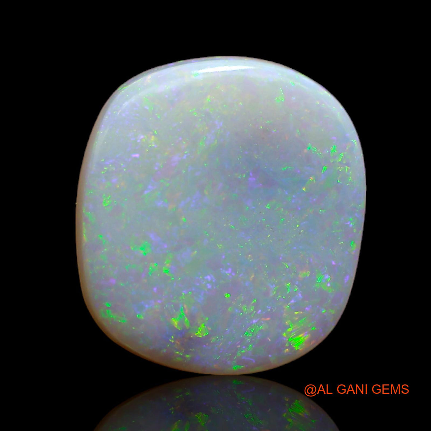5.00 Cts Natural Australian Fire Opal Loose Gemstone Oval Cabochon 15x14x3 mm AB-83