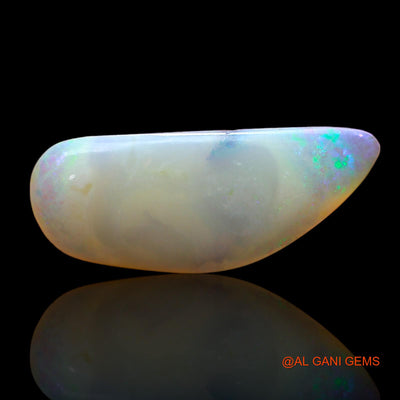 3.00 Cts Natural Australian Fire Opal Loose Gemstone Fancy Cabochon 21x8x2 mm AB-840