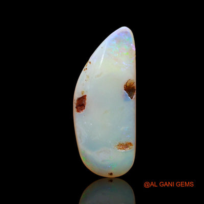3.00 Cts Natural Australian Fire Opal Loose Gemstone Fancy Cabochon 21x8x2 mm AB-840