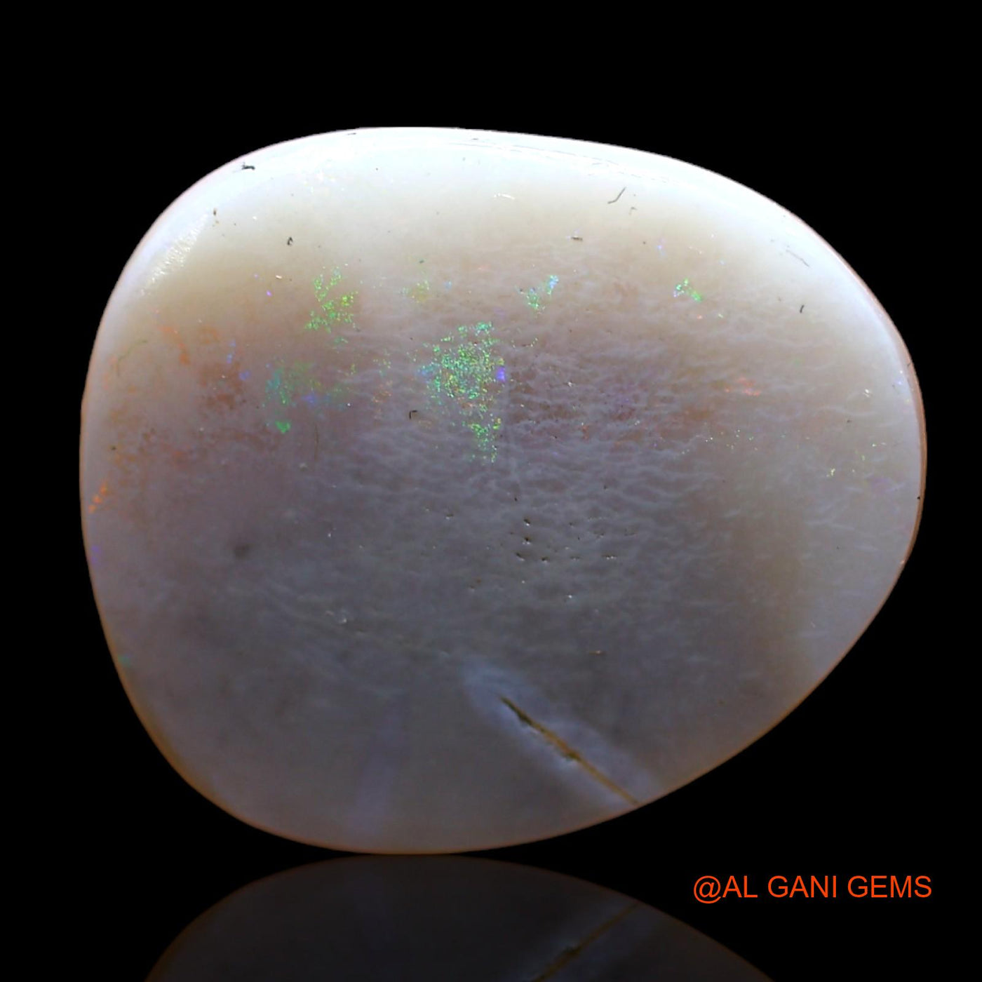 4.00 Cts Natural Australian Fire Opal Fancy Cabochon Loose Gemstone For Jewelry 17x15x2 mm AB-841