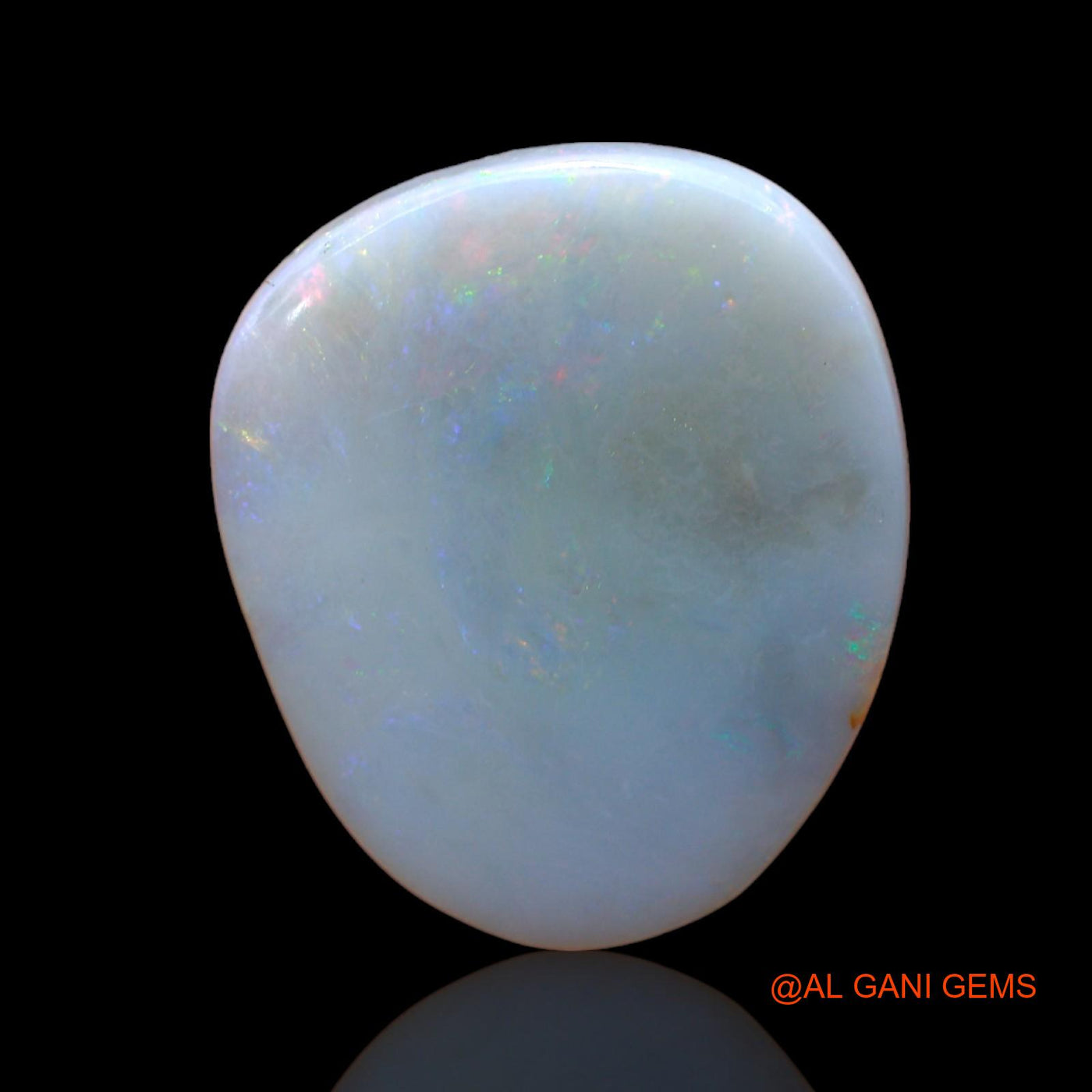 4.00 Cts Natural Australian Fire Opal Fancy Cabochon Loose Gemstone For Jewelry 17x15x2 mm AB-841