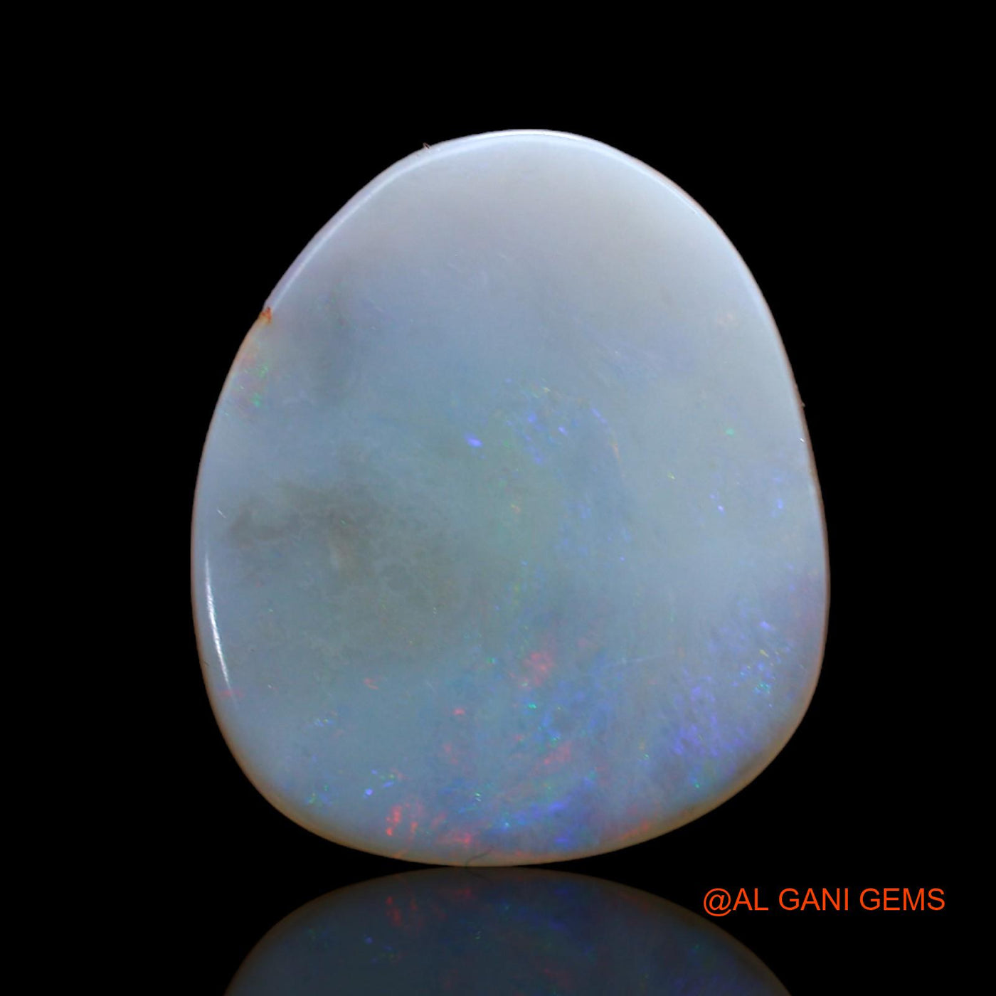 4.00 Cts Natural Australian Fire Opal Fancy Cabochon Loose Gemstone For Jewelry 17x15x2 mm AB-841