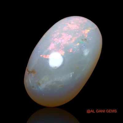 6.00 Cts Natural Australian Fire Opal Loose Gemstone Oval Cabochon 18x10x5 mm AB-843
