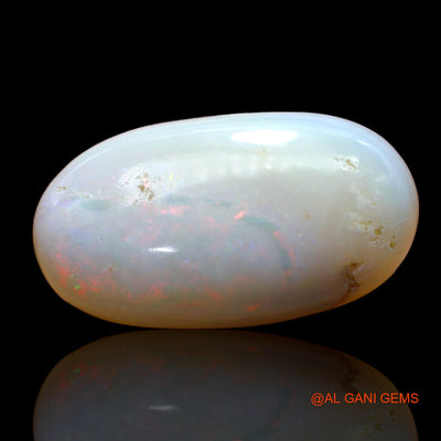 6.00 Cts Natural Australian Fire Opal Loose Gemstone Oval Cabochon 18x10x5 mm AB-843