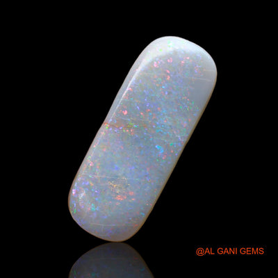 Natural Untreated Fire Opal Loose Gemstone Fancy Cabochon From Australia 4.00 Cts 21x8x2 mm AB-844