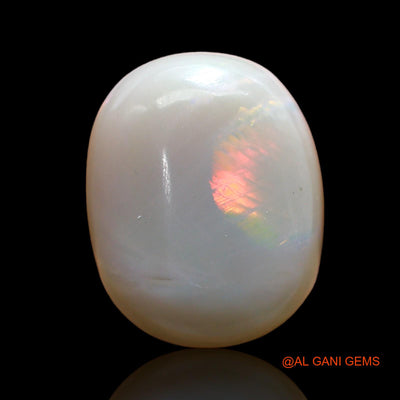 10.00 Cts Natural Australian Fire Opal Loose Gemstone Oval Cabochon 16x12x7 mm AB-847