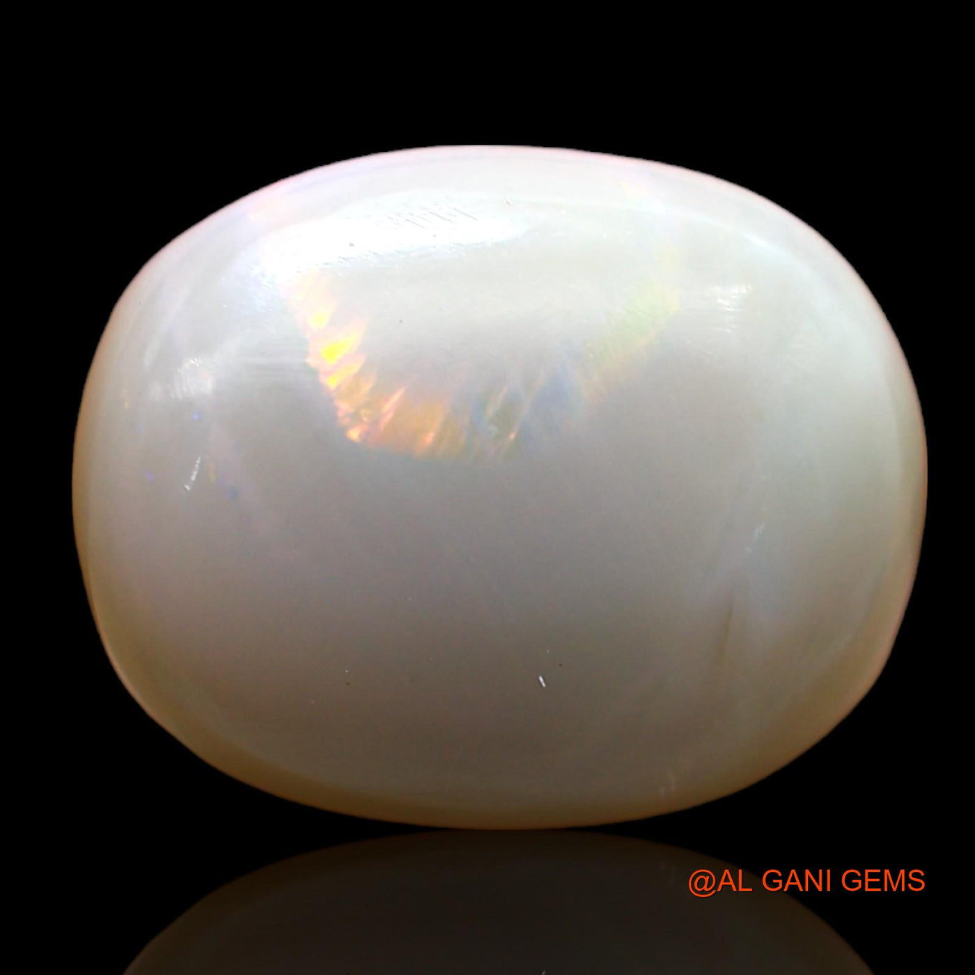 10.00 Cts Natural Australian Fire Opal Loose Gemstone Oval Cabochon 16x12x7 mm AB-847
