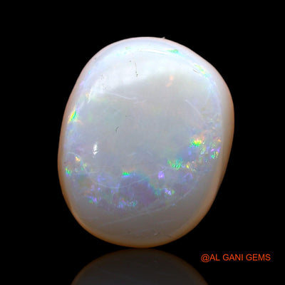 Natural Fire Opal Gemstone 8.00 Cts Loose Oval Cabochon From Australia 14x12x6 mm AB-848