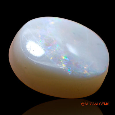 Natural Fire Opal Gemstone 8.00 Cts Loose Oval Cabochon From Australia 14x12x6 mm AB-848