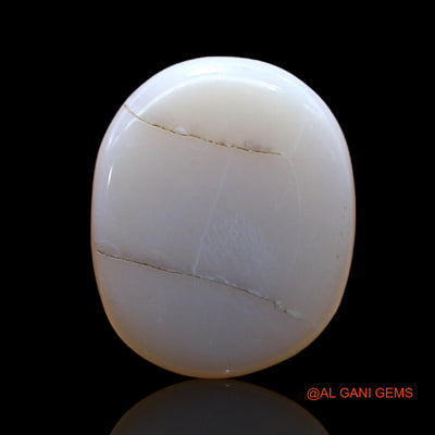 Natural Fire Opal Gemstone 8.00 Cts Loose Oval Cabochon From Australia 14x12x6 mm AB-848