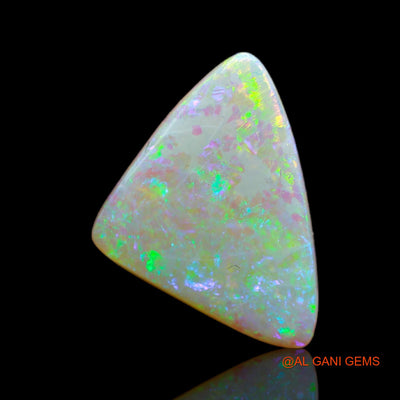 4.50 Cts Unheated Australian Fire Opal Loose Gemstone Trillion Cabochon Natural 18x13x3 mm AB-84