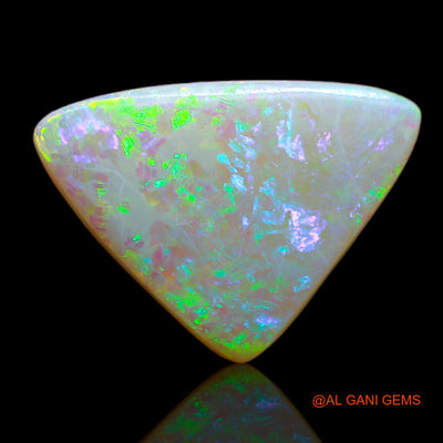 4.50 Cts Unheated Australian Fire Opal Loose Gemstone Trillion Cabochon Natural 18x13x3 mm AB-84