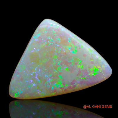 4.50 Cts Unheated Australian Fire Opal Loose Gemstone Trillion Cabochon Natural 18x13x3 mm AB-84