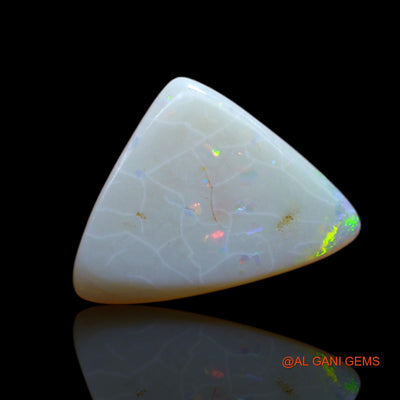 4.50 Cts Unheated Australian Fire Opal Loose Gemstone Trillion Cabochon Natural 18x13x3 mm AB-84