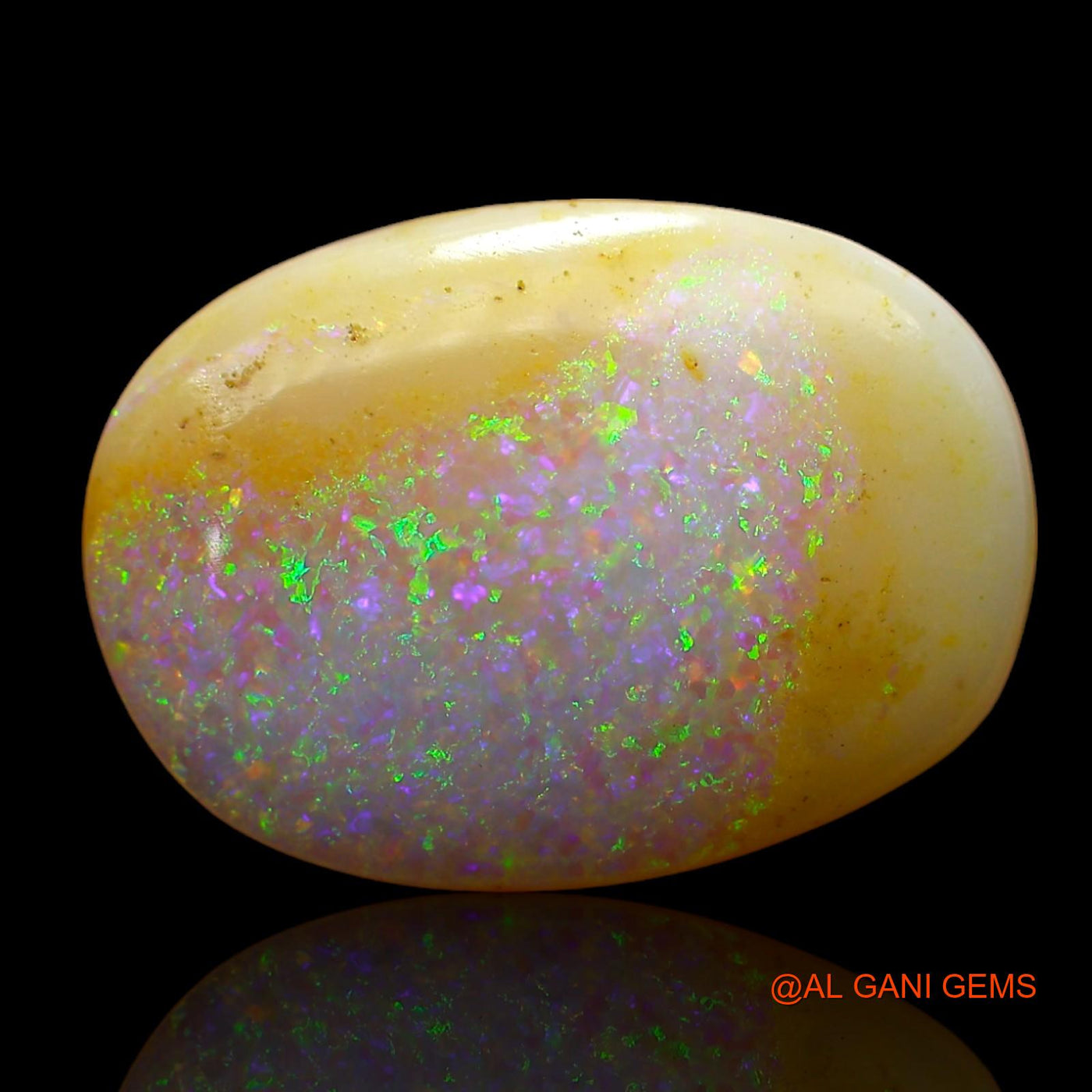 6.00 Cts Natural Australian Fire Opal Loose Gemstone Oval Cabochon 16x11x5 mm AB-851