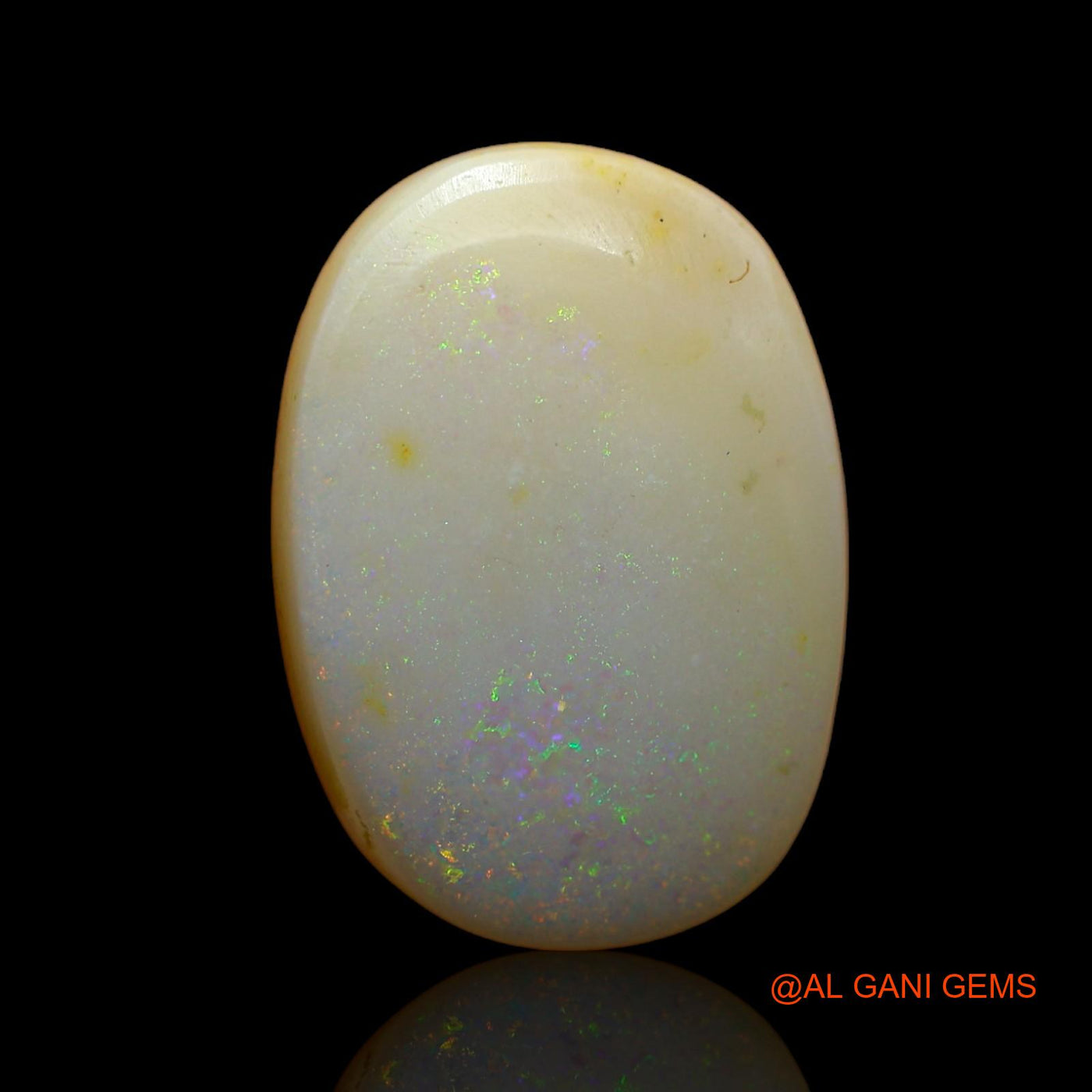 6.00 Cts Natural Australian Fire Opal Loose Gemstone Oval Cabochon 16x11x5 mm AB-851