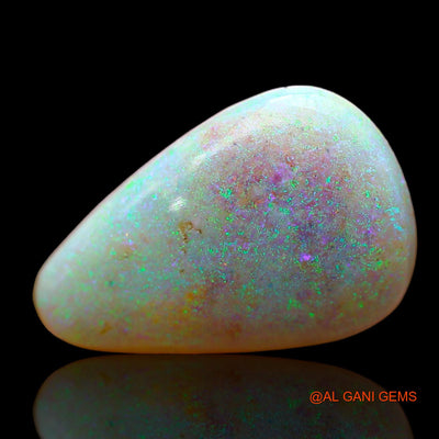 4.00 Cts Natural Australian Fire Opal Loose Gemstone Pear Cabochon 17x11x3 mm AB-852