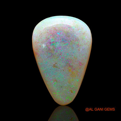 4.00 Cts Natural Australian Fire Opal Loose Gemstone Pear Cabochon 17x11x3 mm AB-852