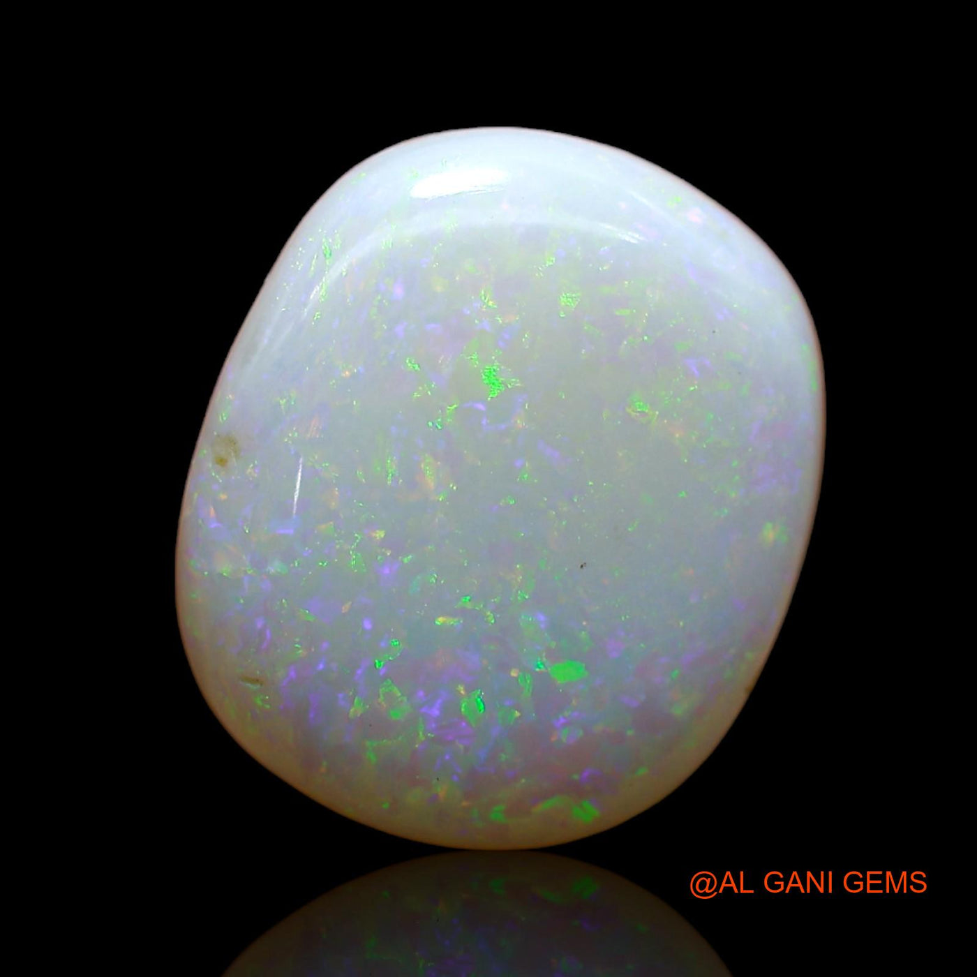 6.00 Cts Natural Australian Fire Opal Loose Gemstone Oval Cabochon 14x12x4 mm AB-853