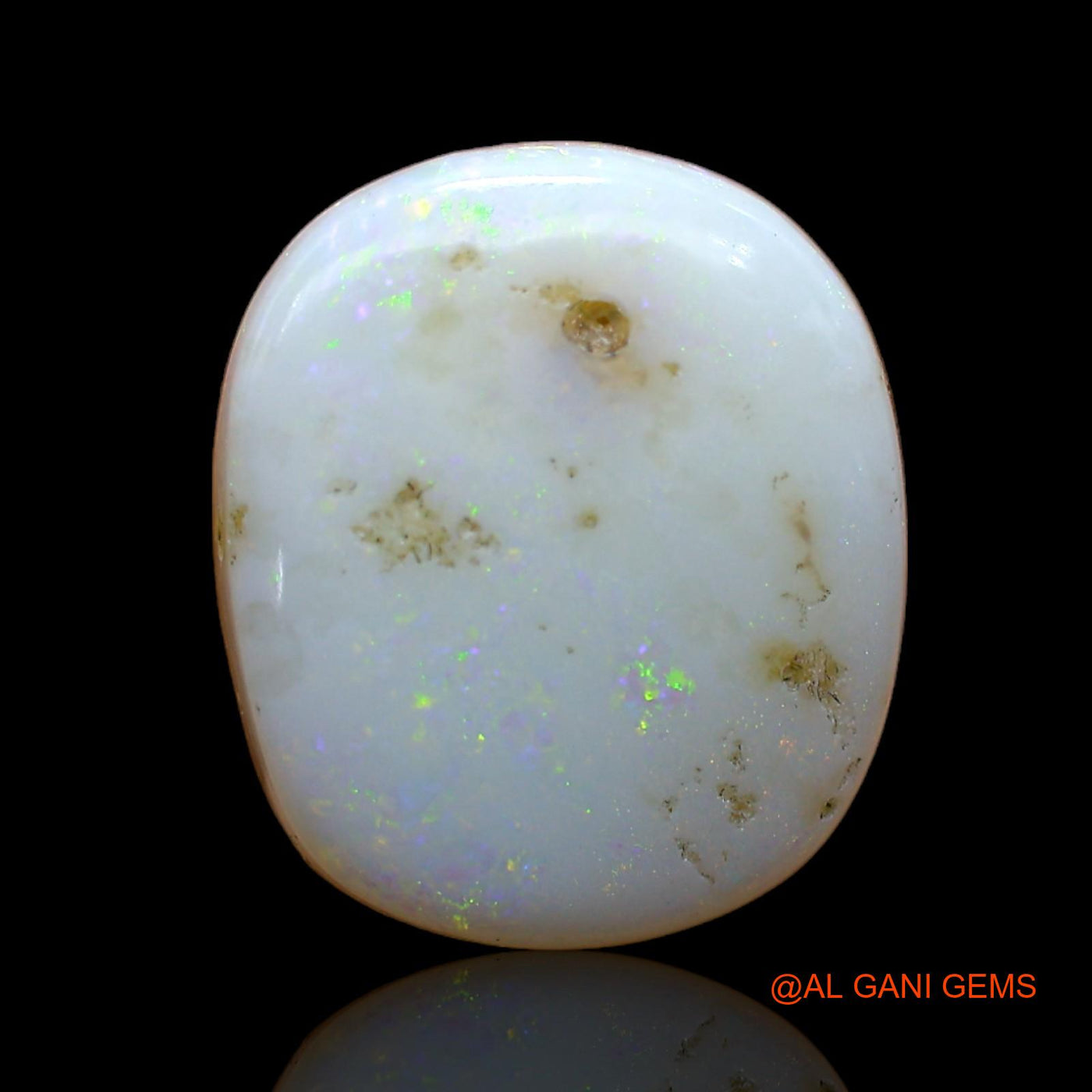 6.00 Cts Natural Australian Fire Opal Loose Gemstone Oval Cabochon 14x12x4 mm AB-853