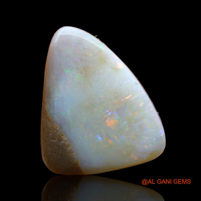 4.00 Cts Natural Australian Fire Opal Loose Gemstone Trillion Cabochon 15x12x4 mm AB-854