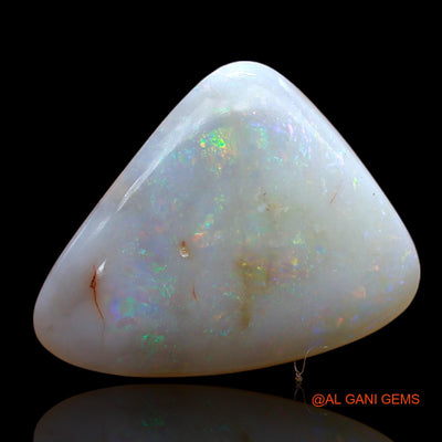 4.00 Cts Natural Australian Fire Opal Loose Gemstone Trillion Cabochon 15x12x4 mm AB-854
