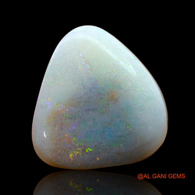 4.00 Cts Natural Australian Fire Opal Loose Gemstone Trillion Cabochon 14x13x4 mm AB-857