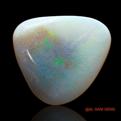 4.00 Cts Natural Australian Fire Opal Loose Gemstone Trillion Cabochon 14x13x4 mm AB-857